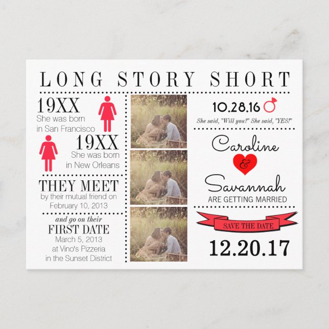 Cartão Postal De Anúncio Cronograma Salvar a Posta de Data (Frente)