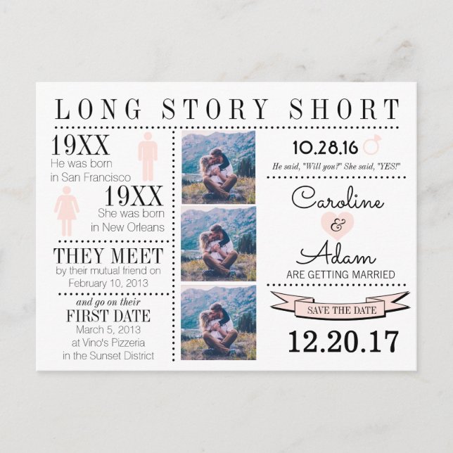 Cartão Postal De Anúncio Cronograma Salvar a Posta de Data (Frente)