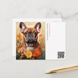 Cartão postal de anúncio de cachorrinho
