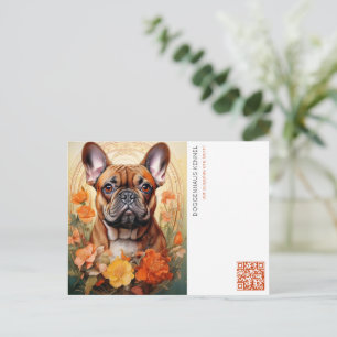 Cartão postal de anúncio de cachorrinho
