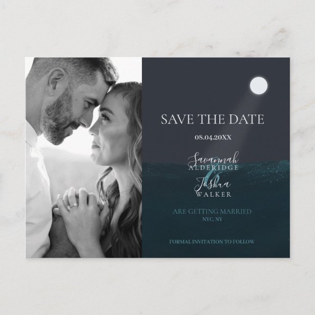 Cartão Postal de Anúncio de Envio de Convite do Ma (Frente)