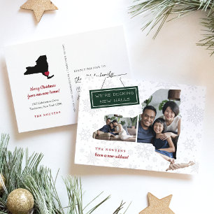 Cartão-postal de Anúncio de Movimento de Férias de