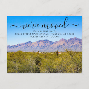 Cartão postal de anúncio de mudança para Tucson Ar