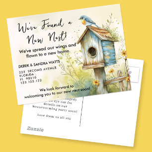 Cartão postal de anúncio de nova casa Casa de Páss