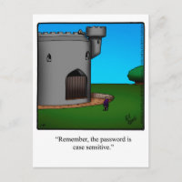 Cartão postal de anúncio de nova casa engraçado