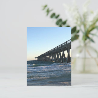 Cartão postal de anúncio de praia