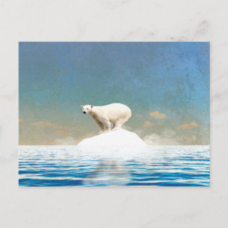 Cartão Postal De Anúncio Decoração do Urso Polar | Art for Home Office