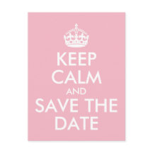 Design, mantenha a calma e salve a data