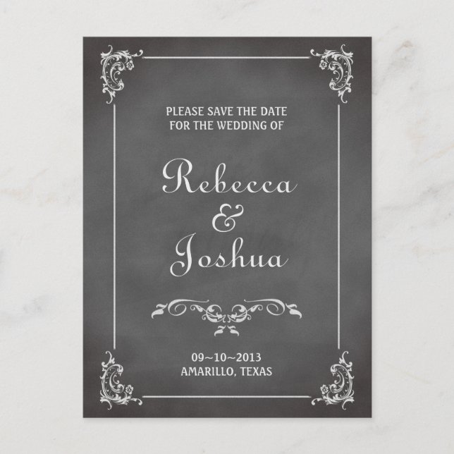 Cartão Postal De Anúncio Deslocamento romântico do quadro de controle do Vi (Frente)