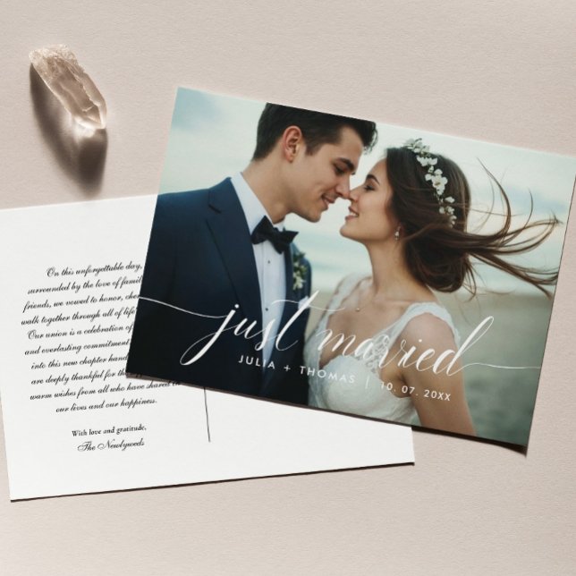 Cartão Postal de Anúncio Dobrado de Casamento Recé (Criador carregado)