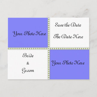 Cartão Postal De Anúncio Duas fotos salvam a data