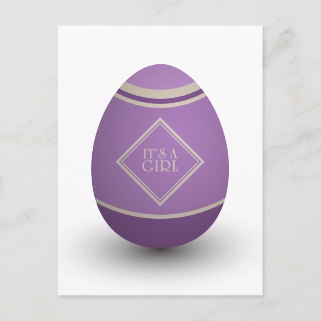 Cartão Postal De Anúncio É um ovo de galinha (Frente)