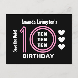 Cartão Postal De Anúncio Economias modernas festa de aniversário V01B da
