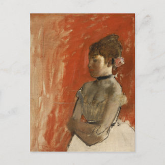 Cartão Postal De Anúncio Edgar Degas | Balé Dancer | Novo Endereço