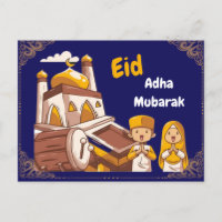 Eid Al-Adha Mubarak Greeting Card