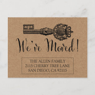 Cartão-Postal de Anúncio em Movimento - Chave de V