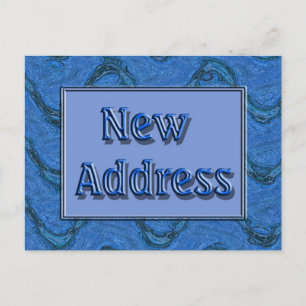 Cartão Postal De Anúncio Endereço novo