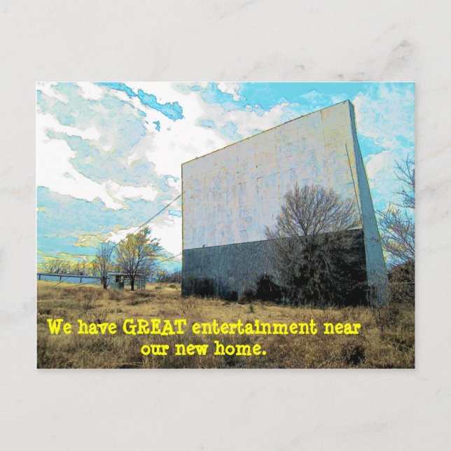 Cartão Postal De Anúncio Entretenimento em excelente perto - Mudança engraç (Frente)