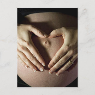 Cartão Postal De Anúncio Eu Amo Meu Bump