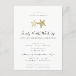 CARTÃO POSTAL DE ANÚNCIO EUCALIPTO ROSA BEGE NAVY ROSA OFICINA EVENTO