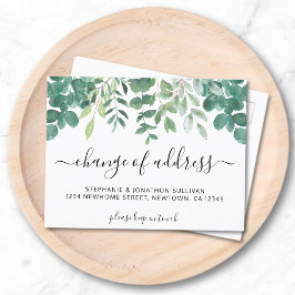 Cartão Postal De Anúncio Eucalyptus: Mudança De Endereço