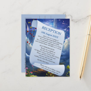 Cartão Postal De Anúncio Fantasy Realms of Magic Scenery designs