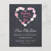 Felicidade Eterna Corações Rosas Salve a Data