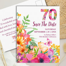 Festa de Jardim de 70º Aniversário Floral - Salve