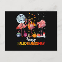 Flamingo | Flamingo de Halloween e Feliz Natal