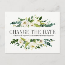 Flores Brancas MUDANÇA DE DATA DE CASAMENTO ADIAME