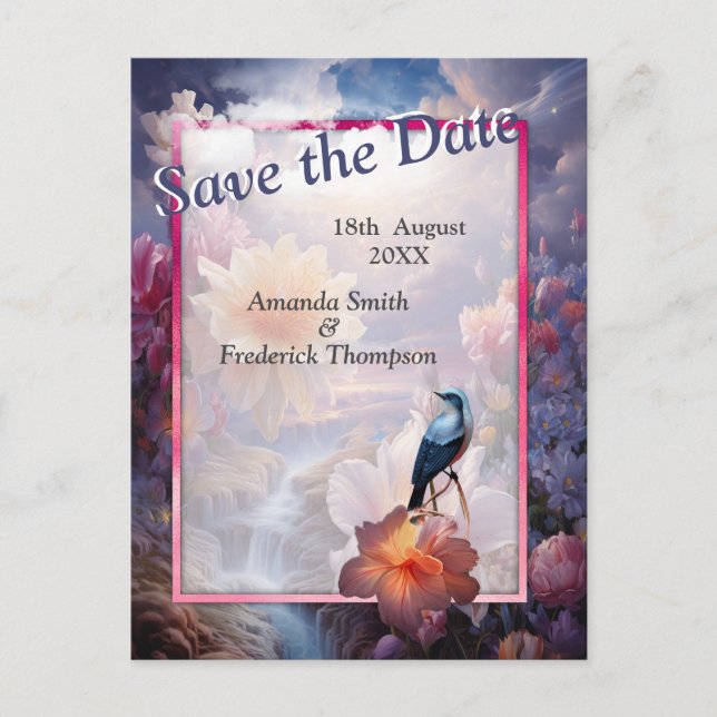 Cartão Postal De Anúncio Flores Místicas do Realm Supernatural (Frente)