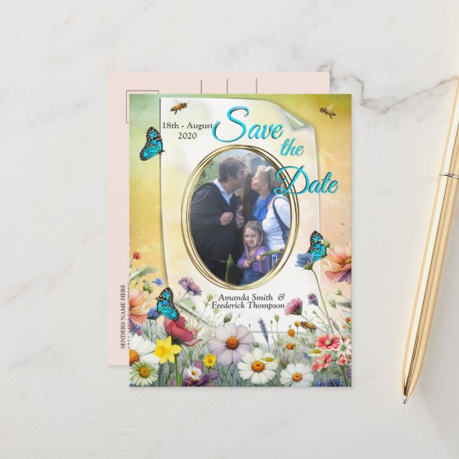 Cartão Postal De Anúncio Florestas de primavera e Verão (Frente/Verso In Situ)