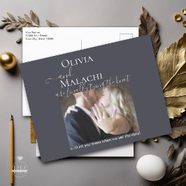 Cartão Postal De Anúncio Folha de Ouro Impasto Noir