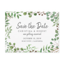 Folhagem Botânica | Folha | Salve A Data