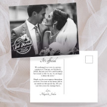 Foto clássica e elegante de recém-casados