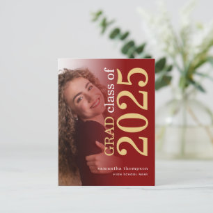 Cartão Postal De Anúncio Foto com Tonalidade Graduada Marrom Dourado Format