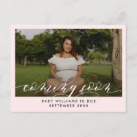 Foto de gravidez chegando em breve