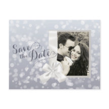 Foto de Natal Prateada para Casamento Salve a Data