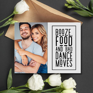 Cartão Postal De Anúncio Foto Engraçada de Casamento Salve a Data