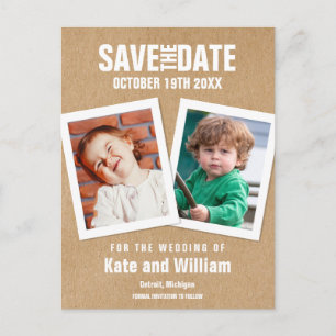 Cartão Postal De Anúncio Fotos da infância russa salvam a data