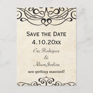 Cartão Postal De Anúncio Fundo de Vintage com Padrão Celta