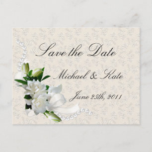 Cartão Postal De Anúncio Gardênias de Casamento