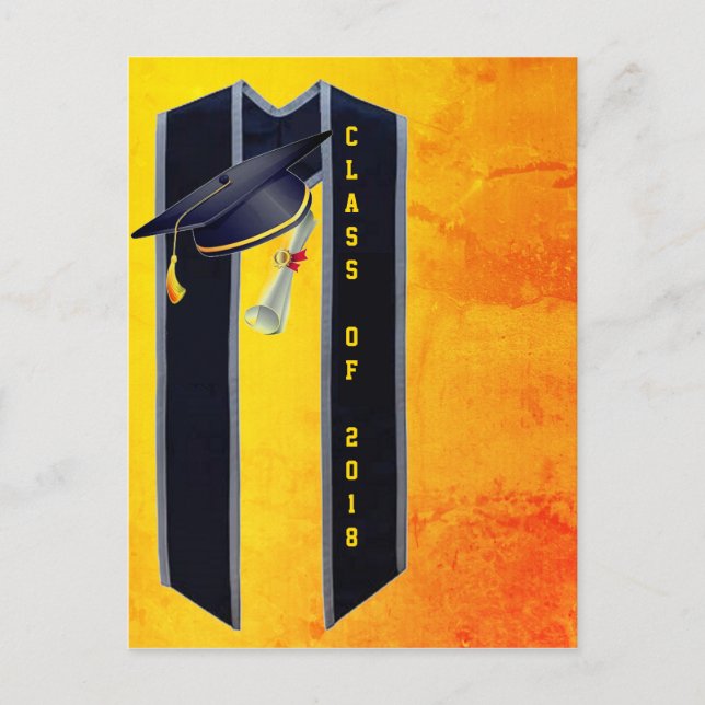 Cartão Postal De Anúncio Graduação (Frente)