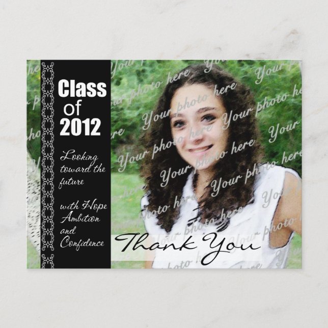 Cartão Postal De Anúncio Graduação 2012/ Foto (Frente)