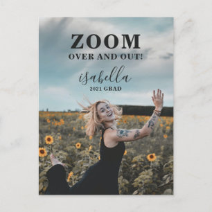 Cartão Postal De Anúncio Graduação de Fotos Engraçada Personalizada