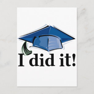 Cartão Postal De Anúncio Graduação Que Fiz!