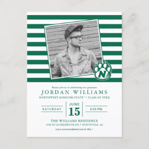 Cartão Postal De Anúncio Graduado da NW Missouri State