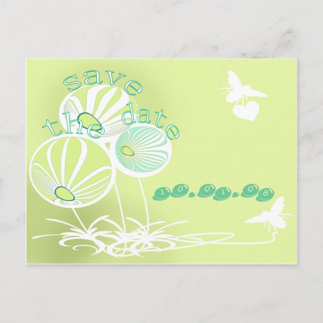 Cartão Postal De Anúncio Guardar A Data - - - - (Frente)