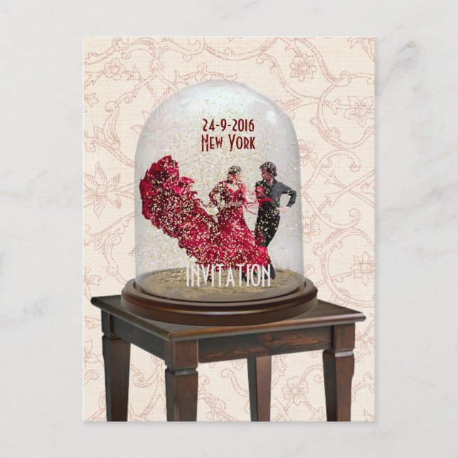 Cartão Postal De Anúncio Guardar o Cartão-Postal Data Love (Frente)