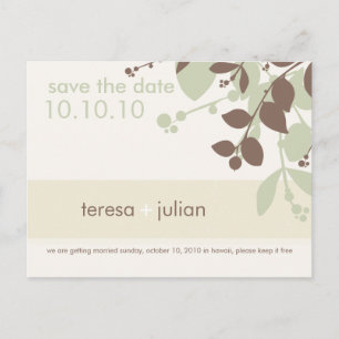 Cartão Postal De Anúncio GUARDE A DATA :: native 5